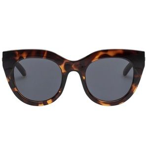 Le Specs Air Heart Sunglasses in Tortoise
